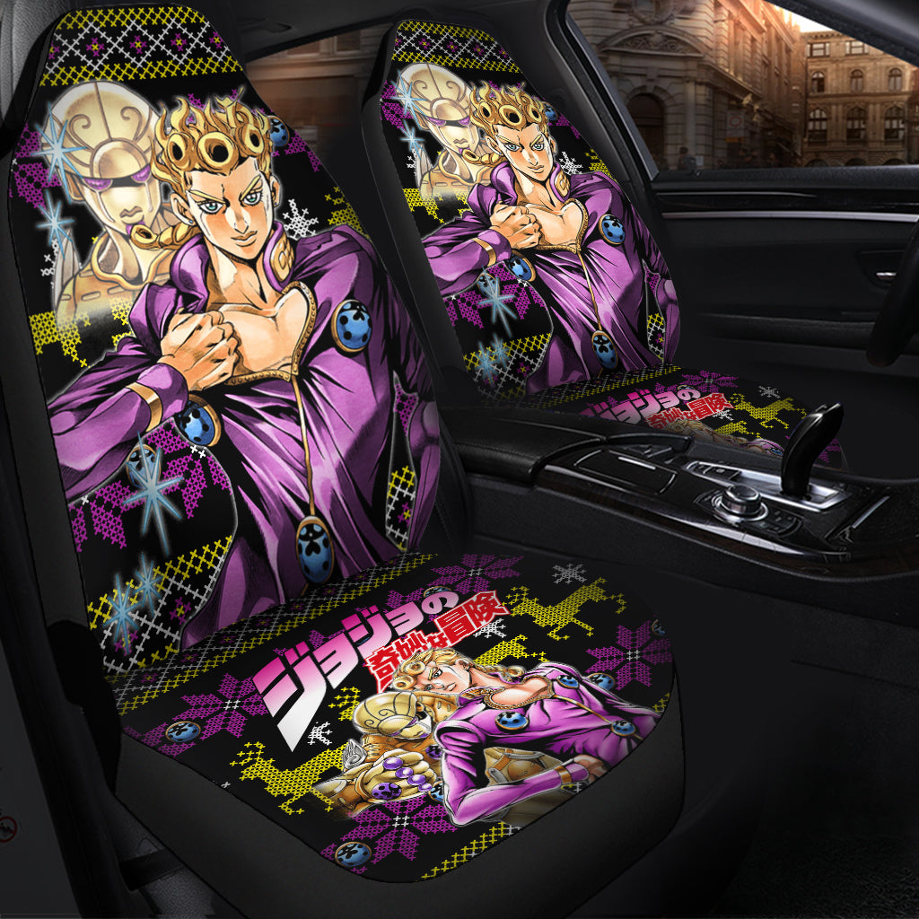 Jojo'S Bizarre Adventure Christmas Premium Custom Car Seat Covers Decor Protectors Nearkii