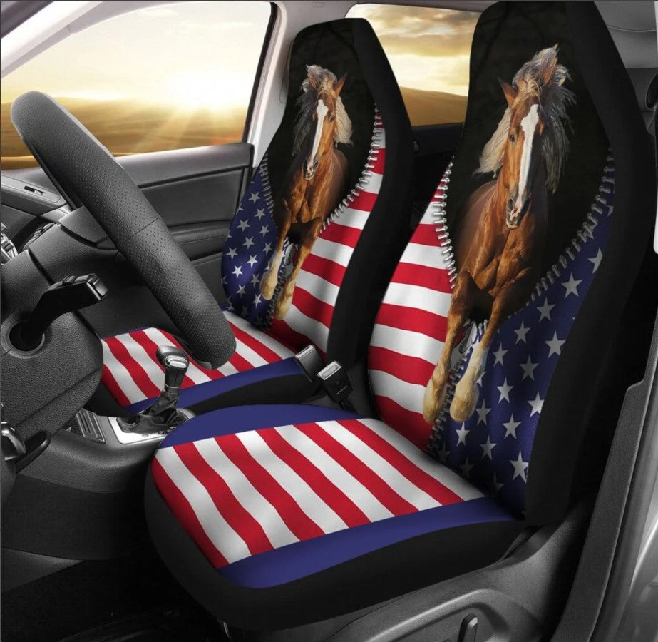 Horse Buck Camo Stripe Car Seat Covers Nearkii