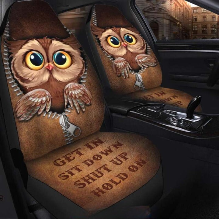 Owl Get In Sit Down Shut Up Hold On Car Seat Covers Nearkii