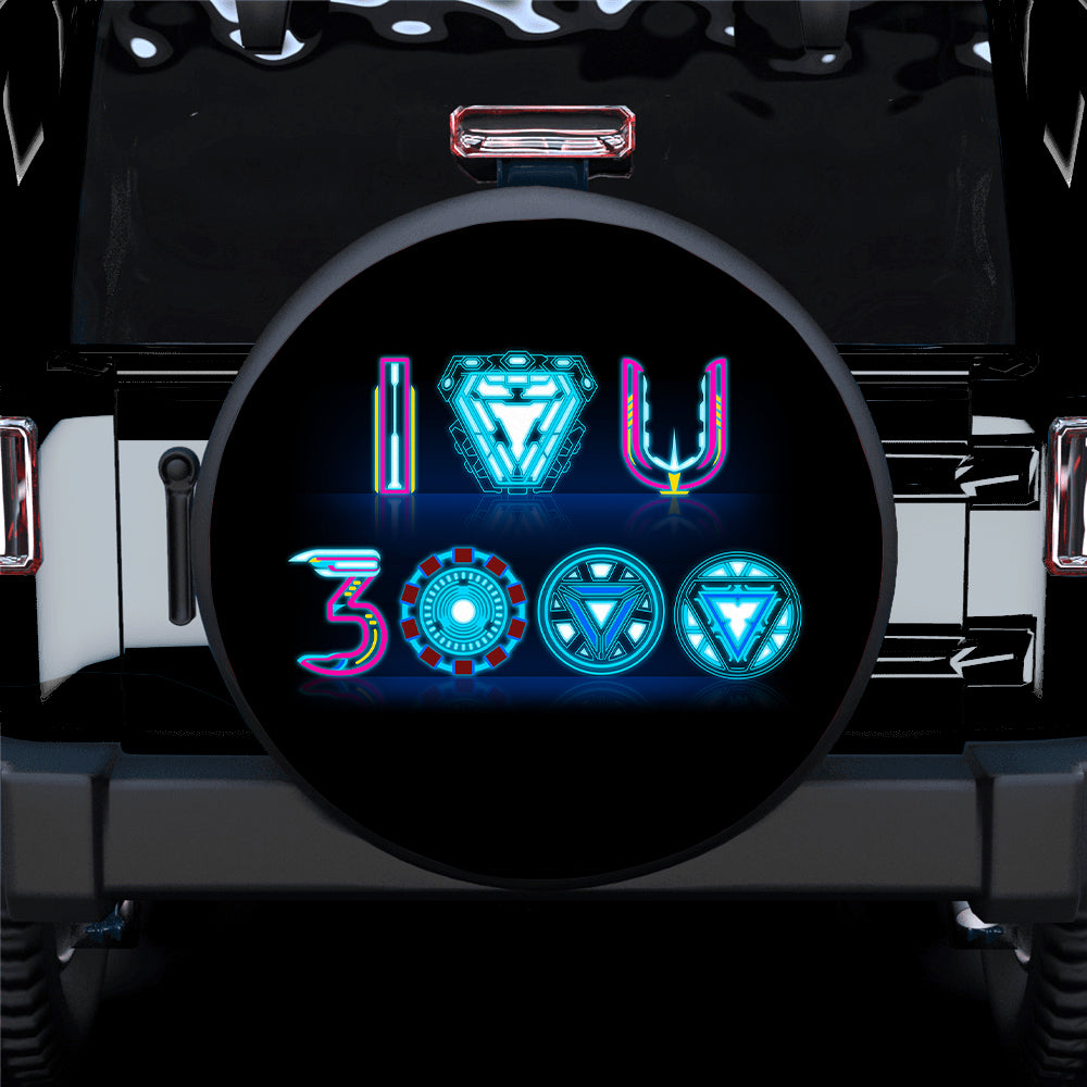 I Love You 3000 Iron Man Jeep Car Spare Tire Covers Gift For Campers Nearkii