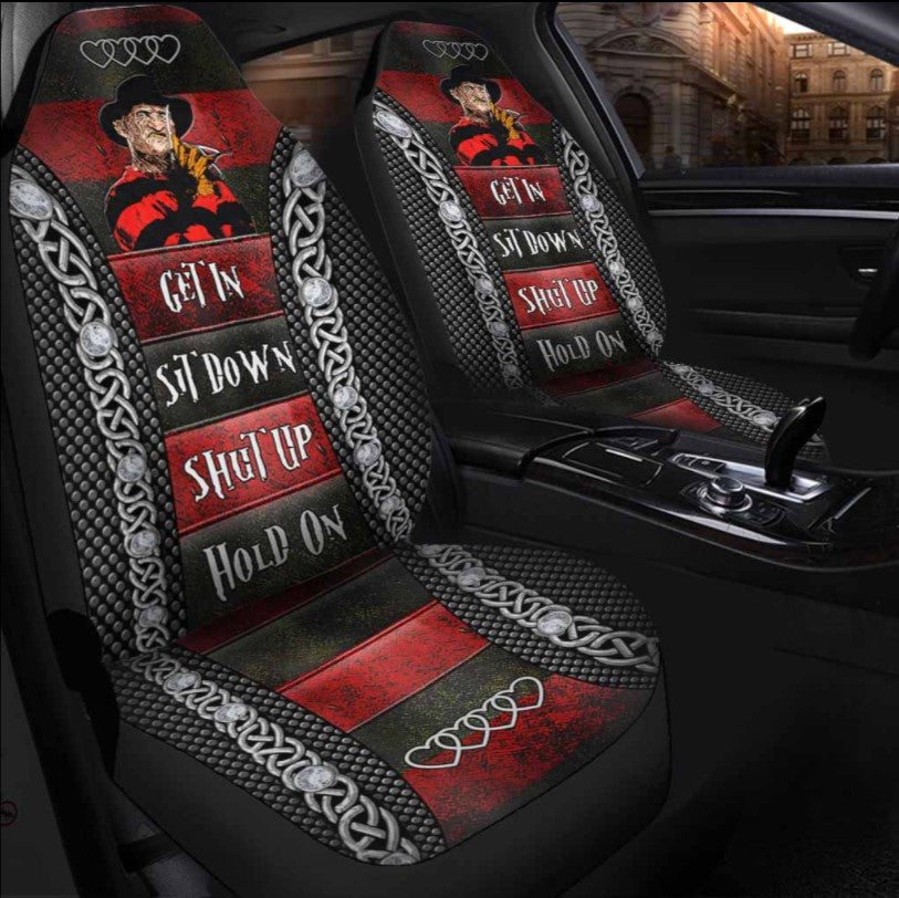 Freddy Krueger Sweet Dreams Get In Sit Down Shut Up Hold On Car Seat Cover Nearkii