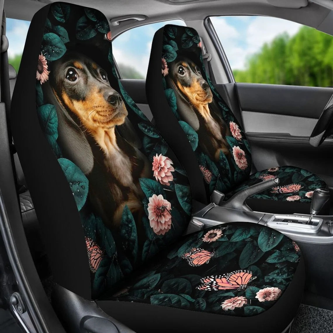 Dachshund HD Custom Car Seat Covers Nearkii