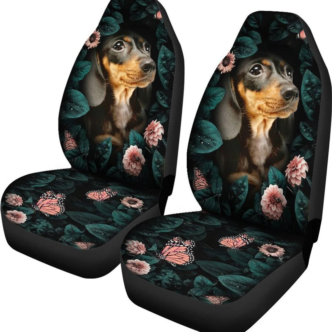 Dachshund HD Custom Car Seat Covers Nearkii