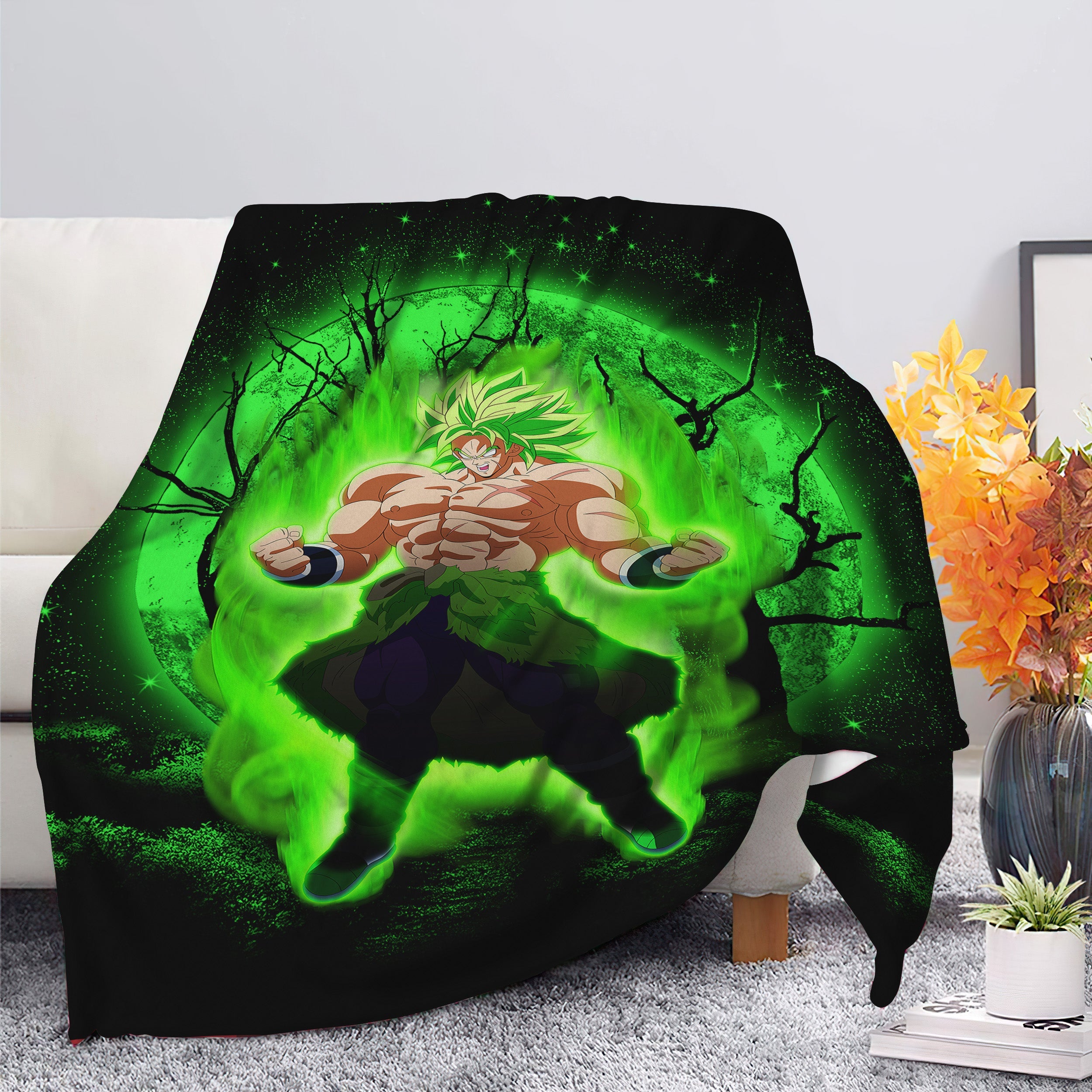 Broly Moonlight Premium Blanket Nearkii