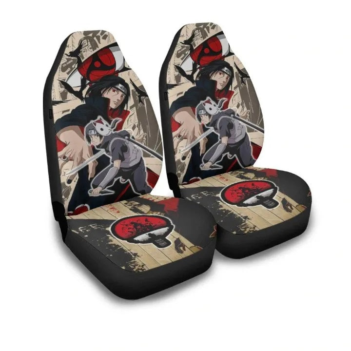 Itachi Akatsuki Naruto Anime Car Seat Covers Nearkii