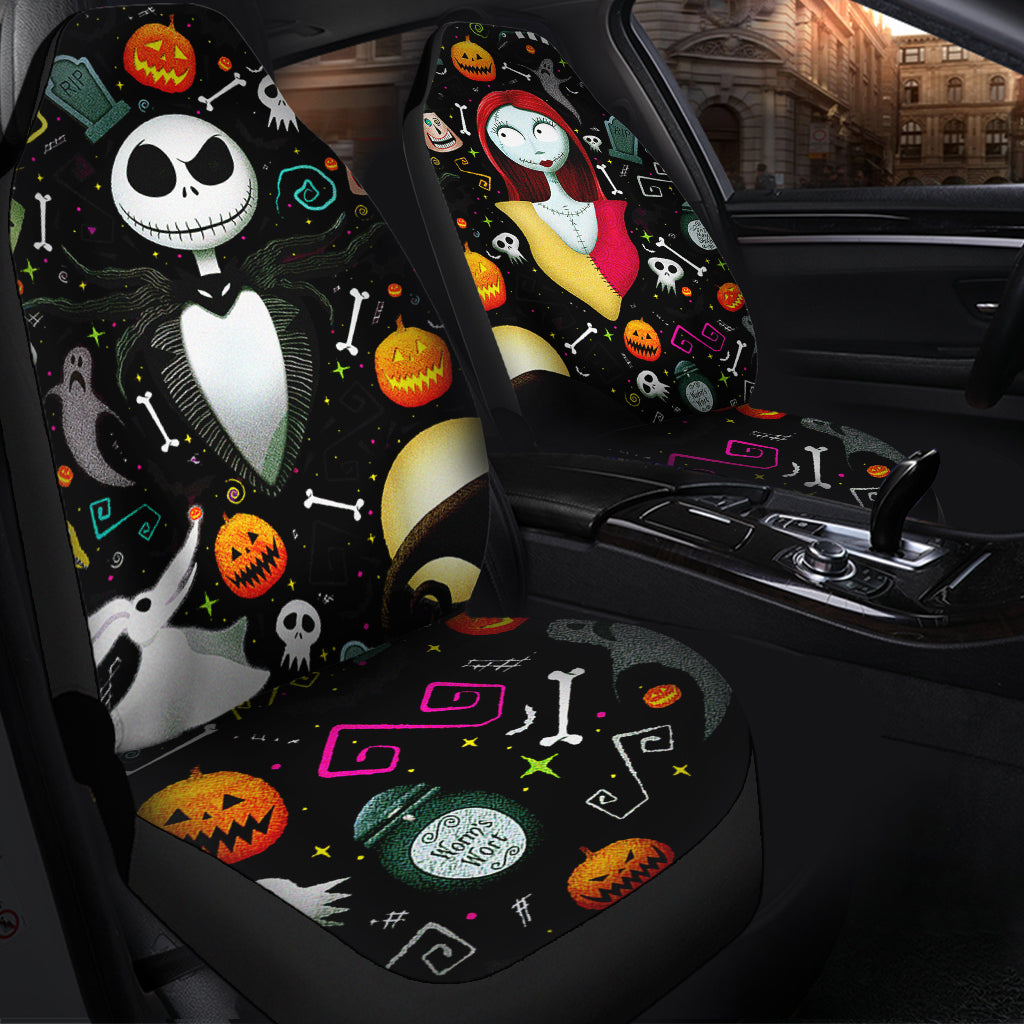 Jack Sally Nightmare Before Christmas Car Seat Covers Nearkii