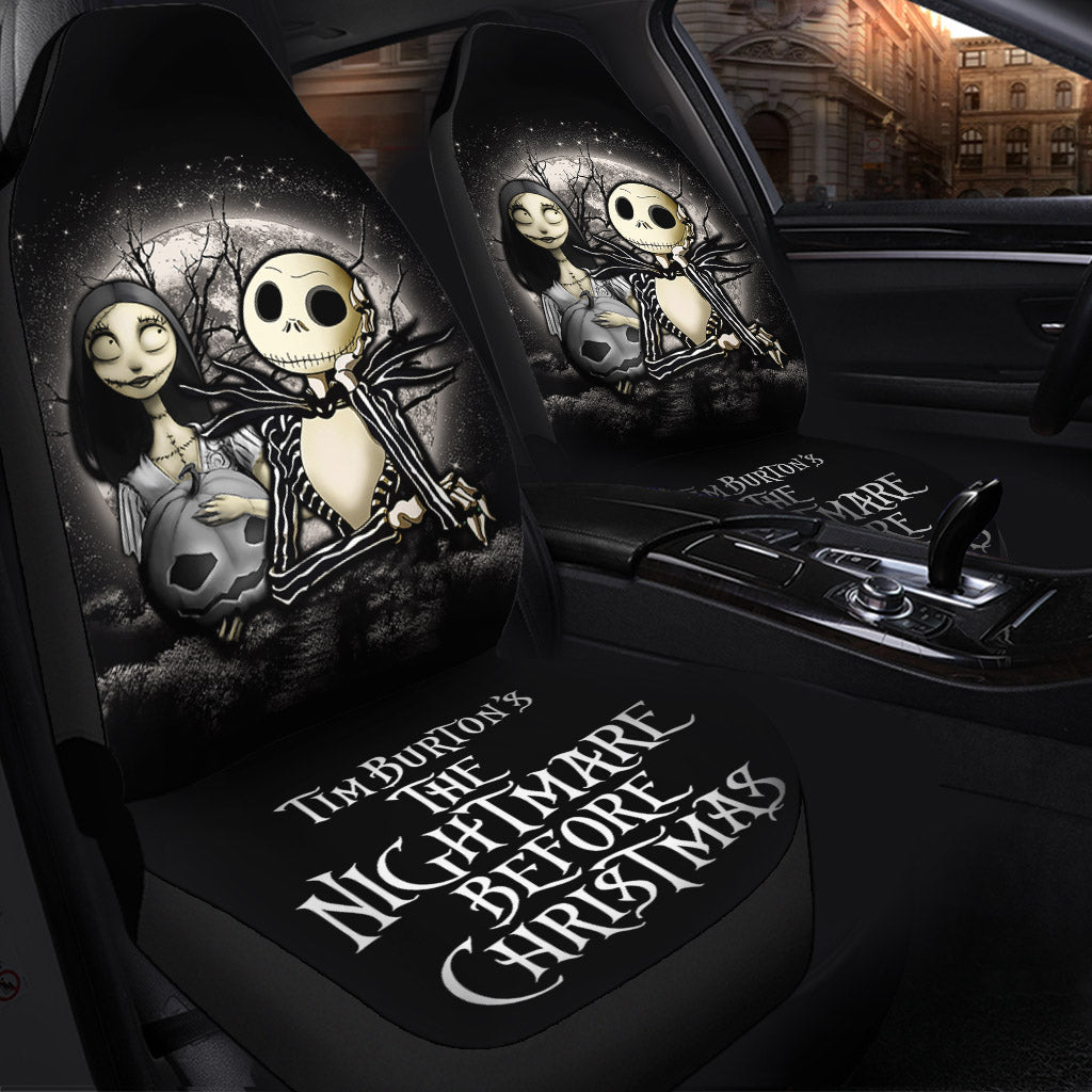 Jack And Sally Nightmare Before Christmas Moonlight Car Seat Cover Nearkii