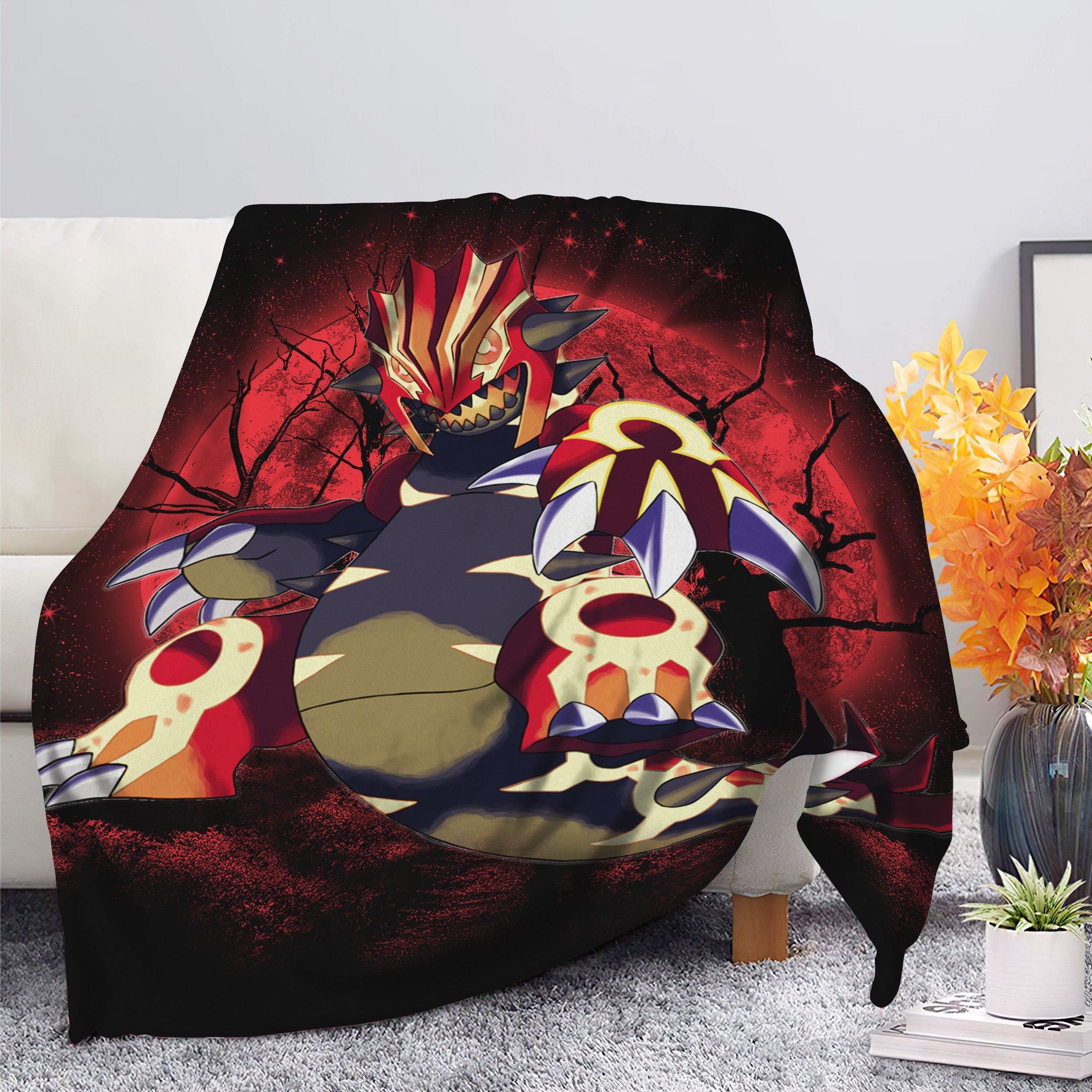 Pokemon Mega Groudon Moonlight Premium Blanket Nearkii