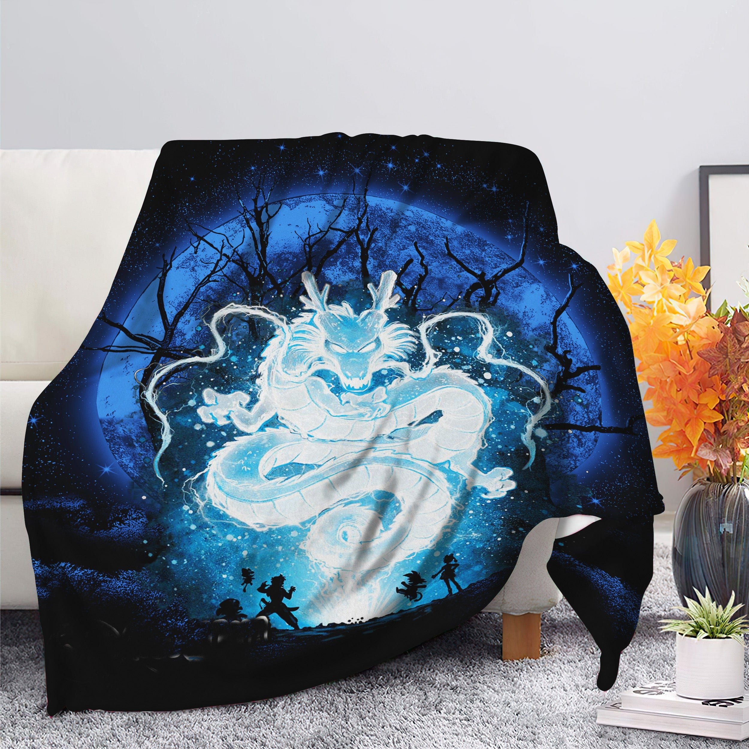 Shenron Dragon Ball Moonlight Premium Blanket Nearkii