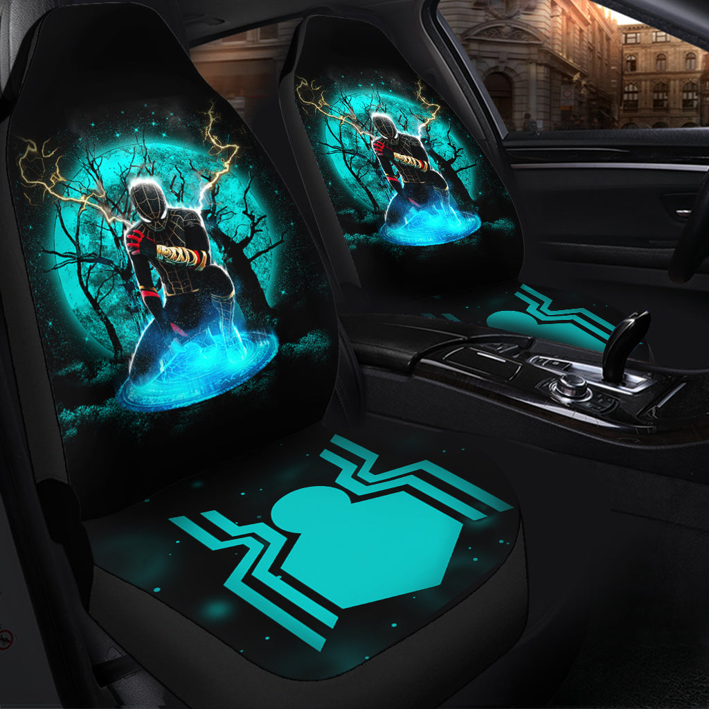 Spider Man Black Suit No Way Home Moonlight Premium Custom Car Seat Covers Decor Protectors Nearkii