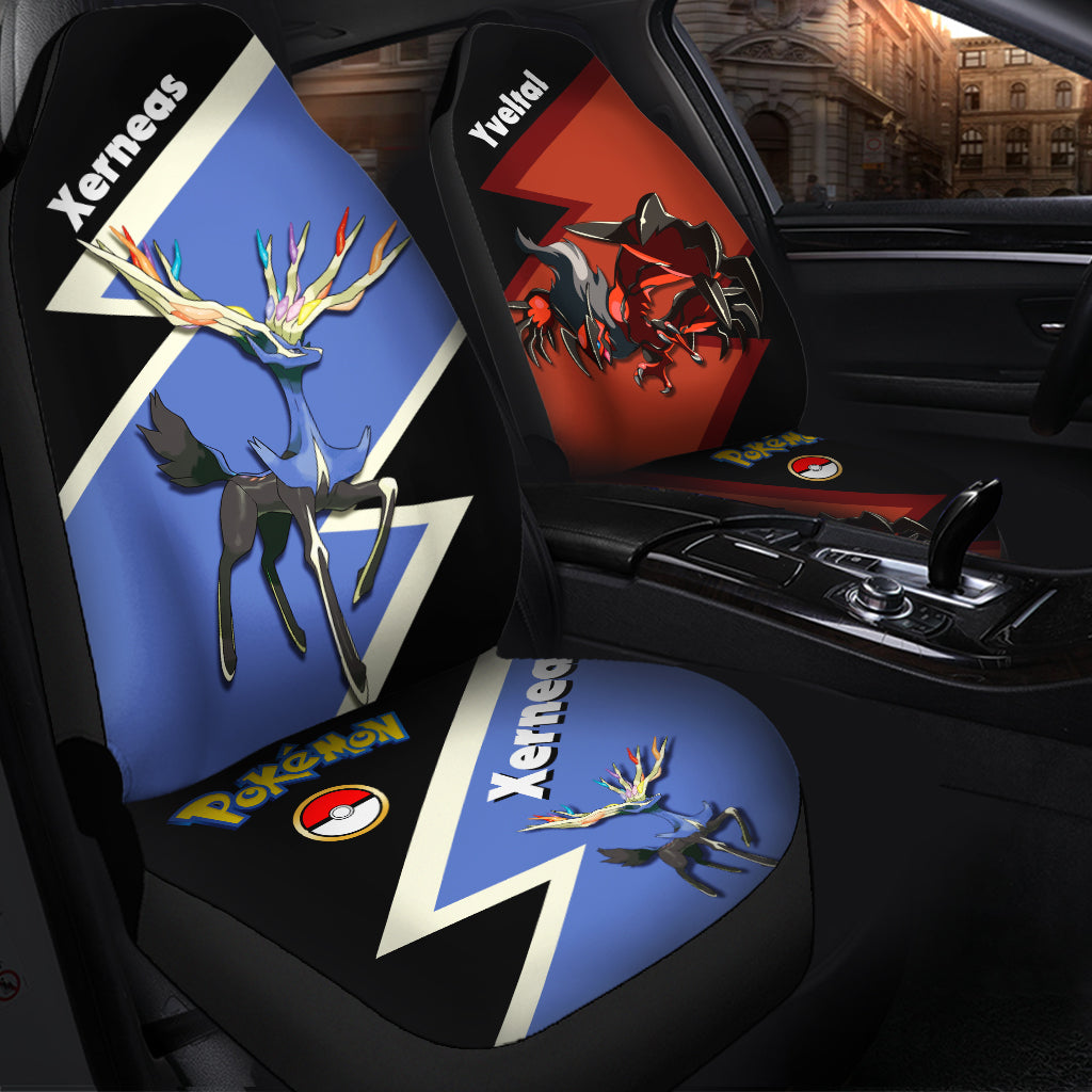 Xerneas Yveltal Pokemon Premium Custom Car Seat Covers Decor Protectors Nearkii