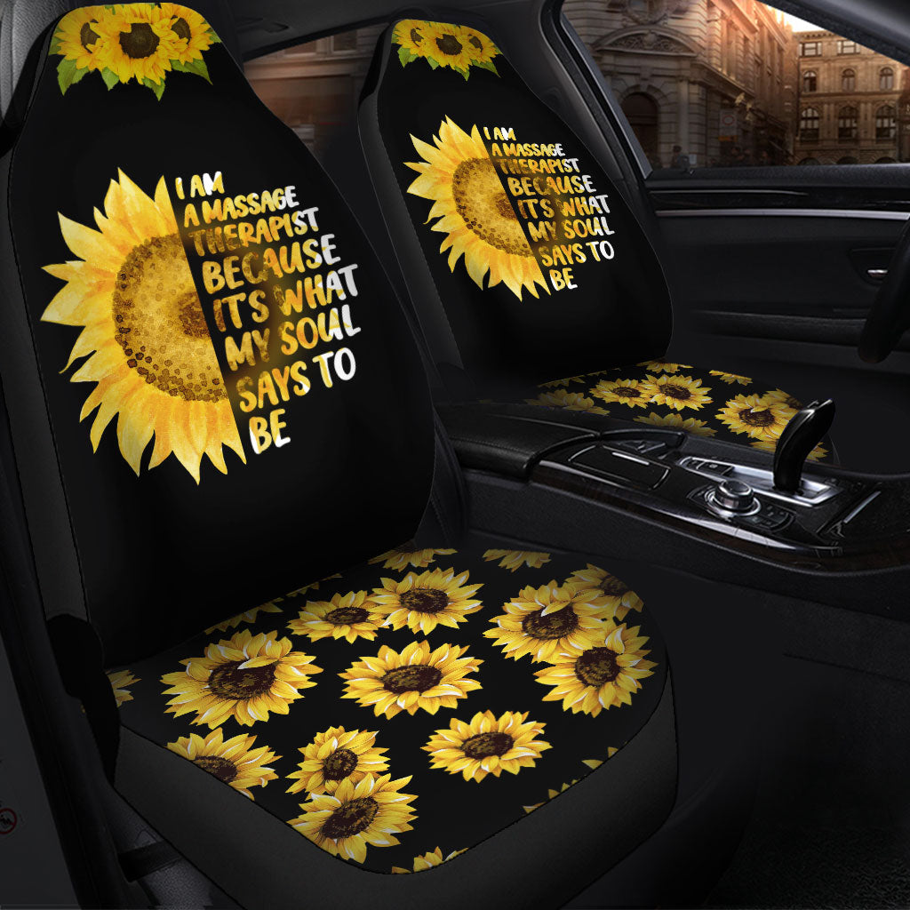 Sunflower What My Soul Says To Be Premium Custom Car Seat Covers Decor Protectors Nearkii