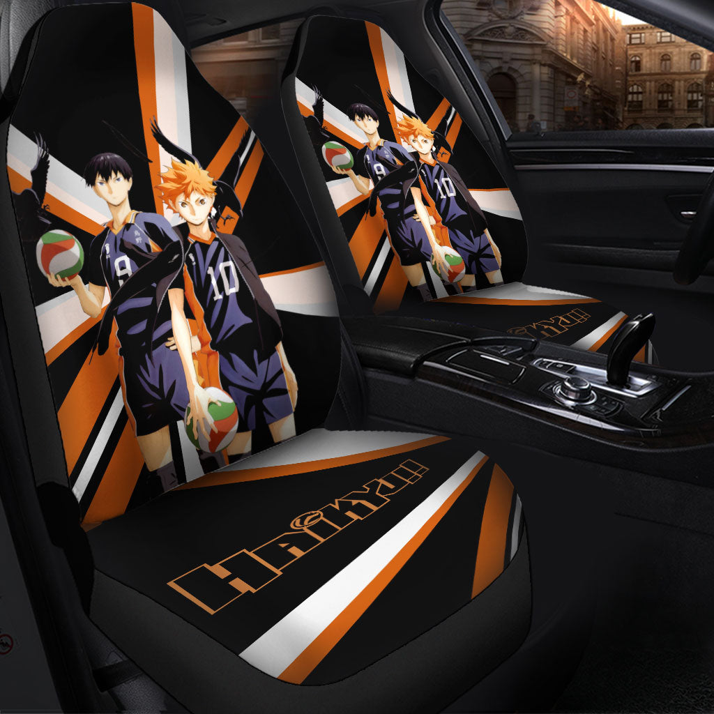 Haikyuu Anime Hinata And Kageyama Premium Custom Car Seat Covers Decor Protectors Nearkii