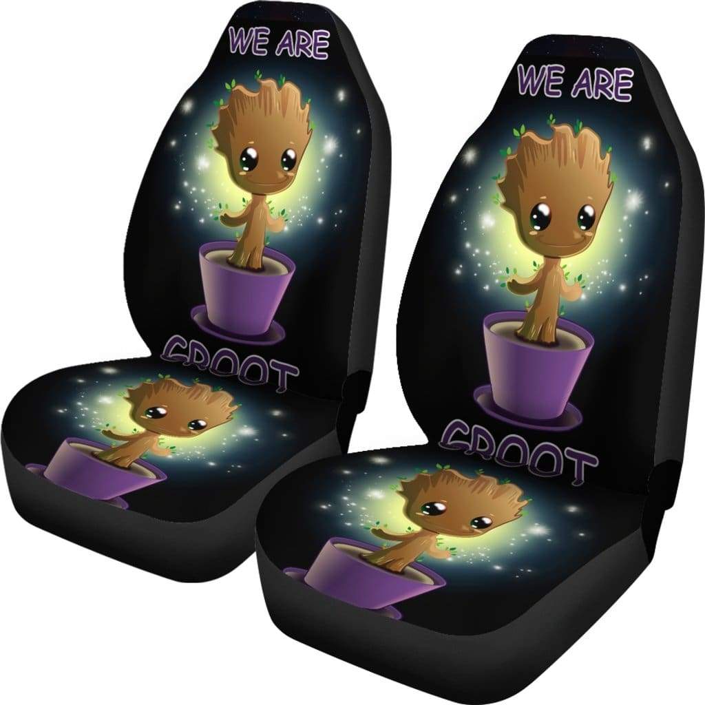 Baby Groot Car Premium Custom Car Seat Covers Decor Protectors Nearkii