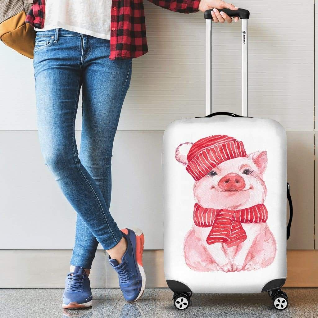 Cute Pig Travel Luggage Cover Suitcase Protector Nearkii