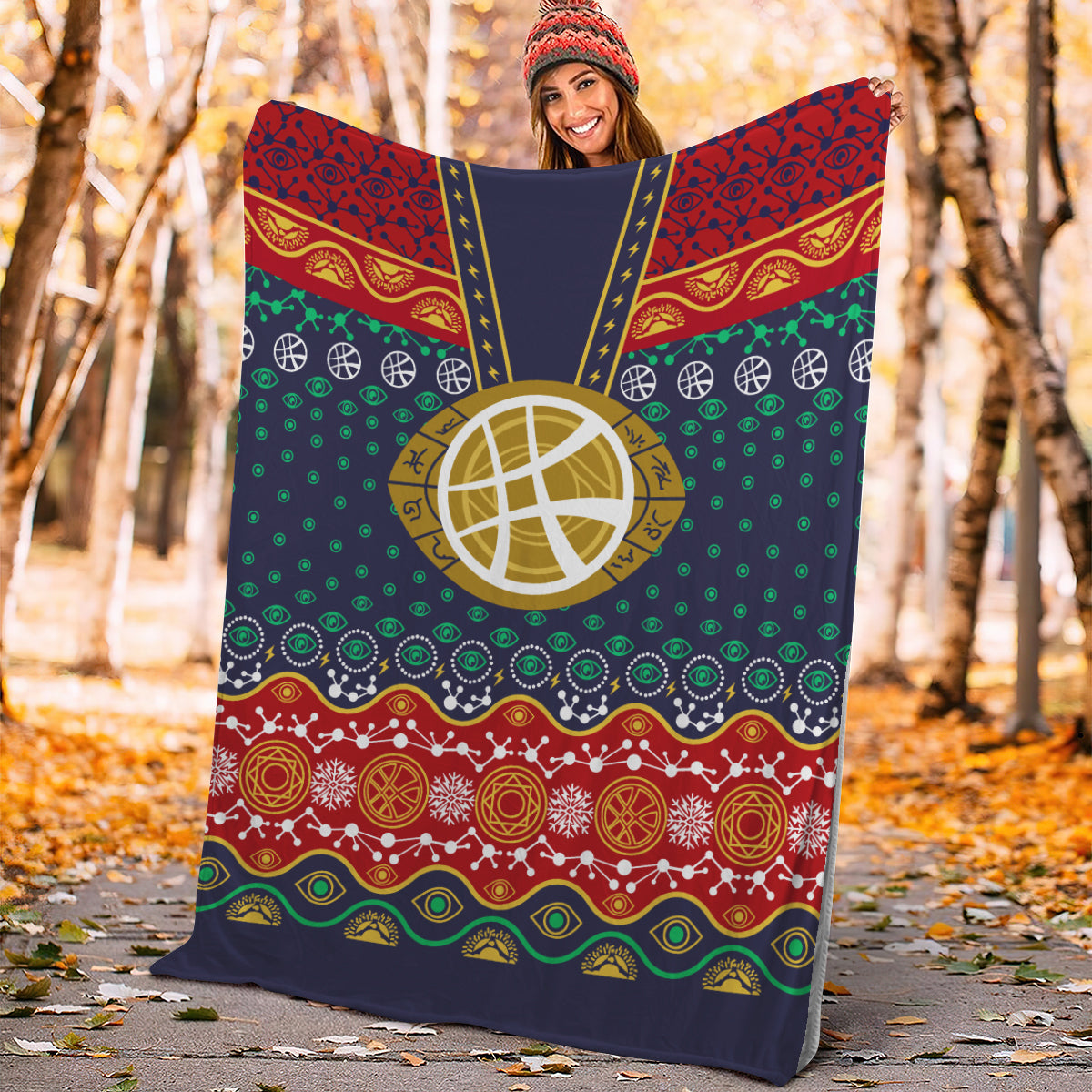 Dr Strange Christmas Premium Blanket Nearkii