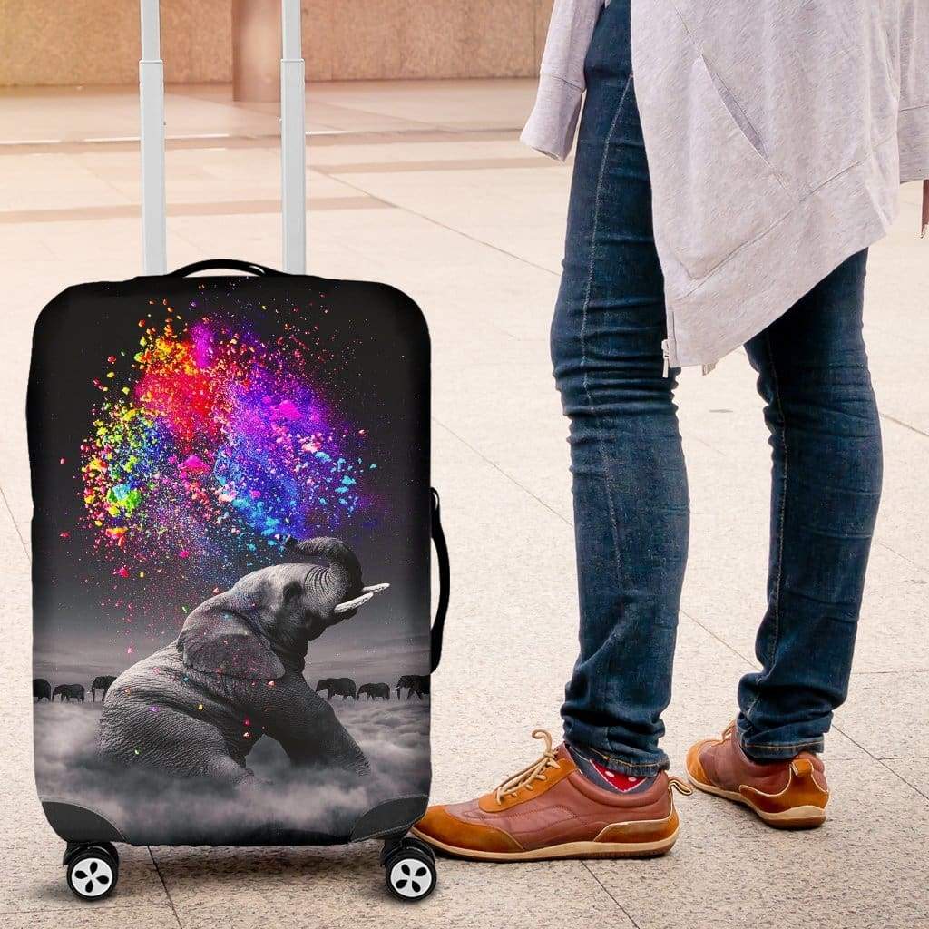 Elephant Travel Luggage Cover Suitcase Protector Nearkii