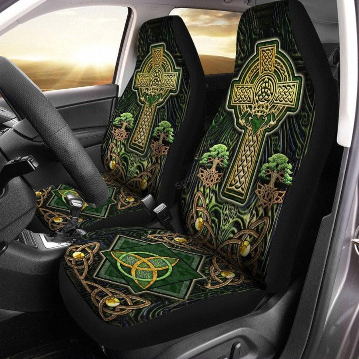 Irish Celtic Cross Car Seat Covers Nearkii