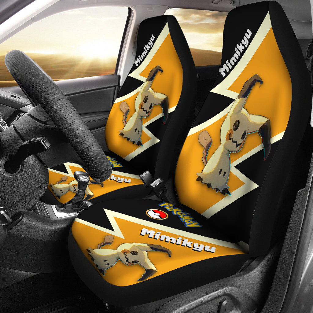 Mimikyu Pokemon Premium Custom Car Seat Covers Decor Protectors Nearkii