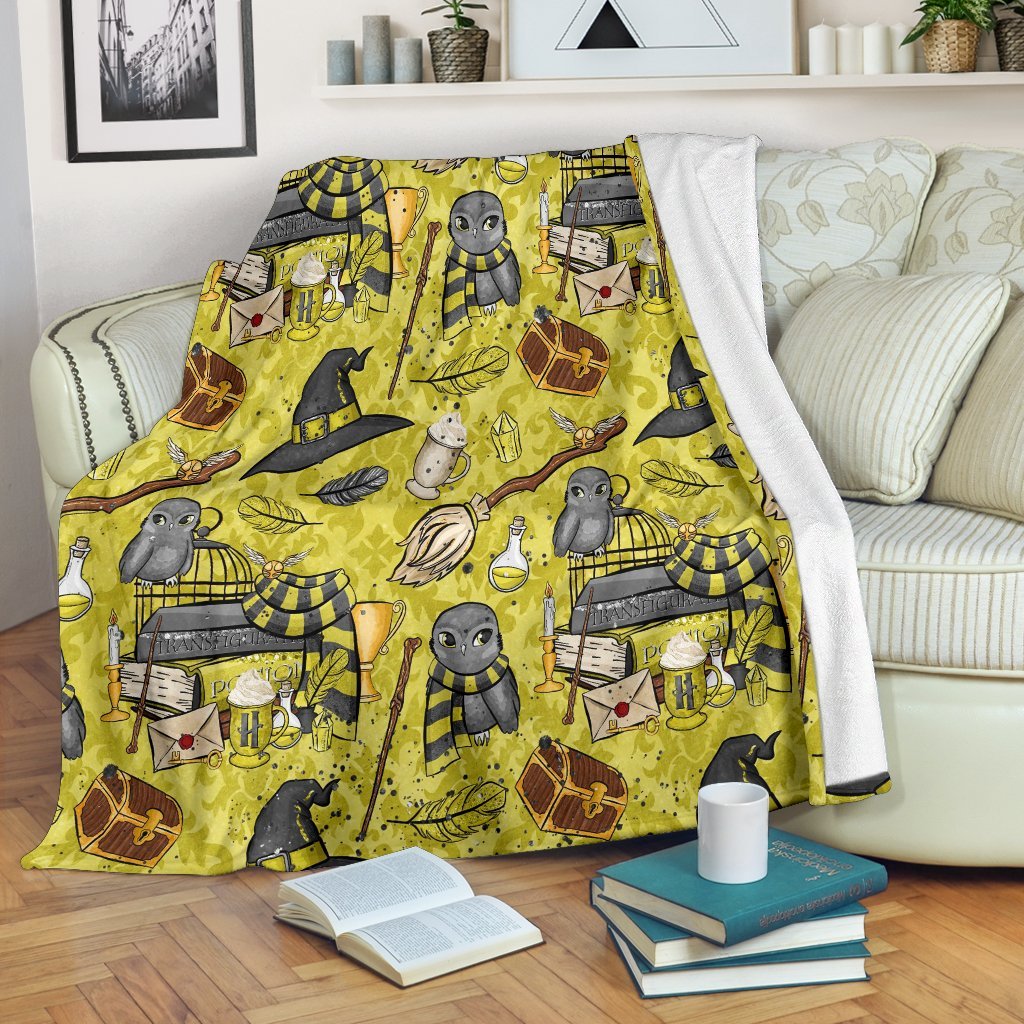 Harry Potter Yellow Premium Blanket Nearkii