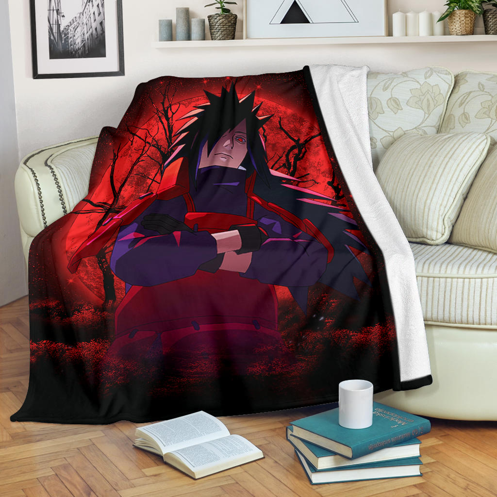 Uchiha Madara Naruto Moonlight Premium Blanket Nearkii