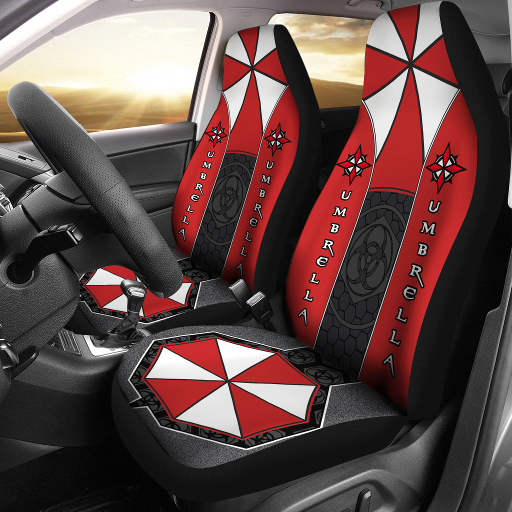 Resident Evil Umbrella Corporation Premium Custom Car Seat Covers Decor Protectors Nearkii