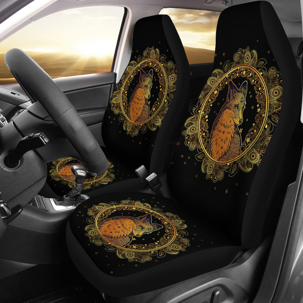 Fox Mandala Premium Custom Car Seat Covers Decor Protectors Nearkii