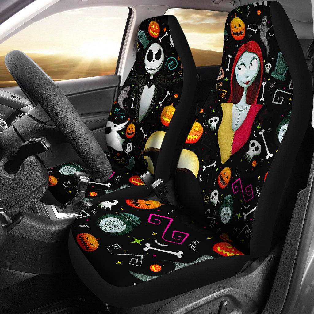 Jack Sally Nightmare Before Christmas Car Seat Covers Nearkii