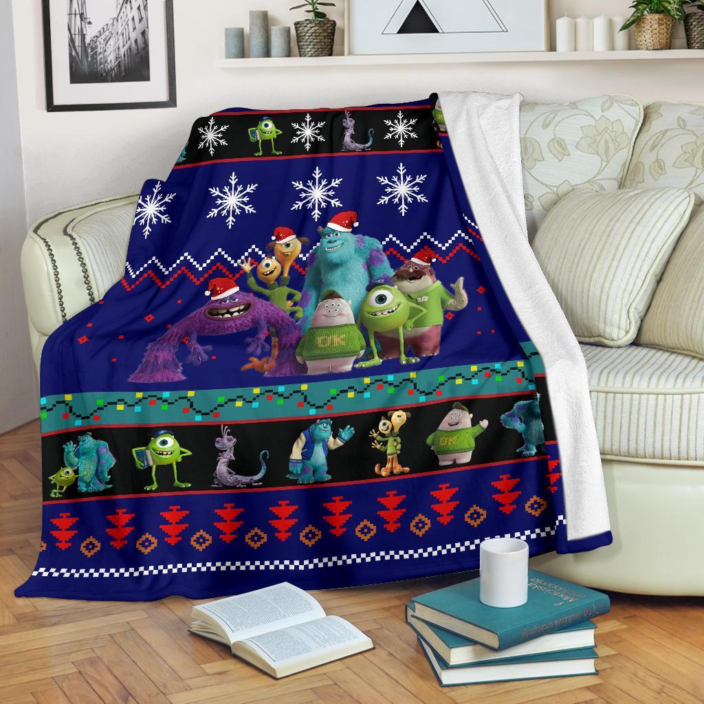 Monsters University Christmas Blanket Amazing Gift Idea Nearkii