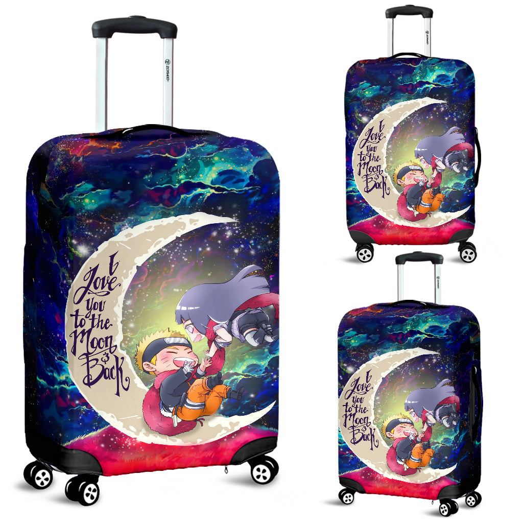 Naruto Couple Love You To The Moon Galaxy Luggage Cover Suitcase Protector Nearkii