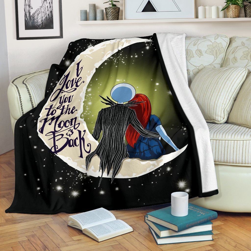 Jack Skellington And Sally Premium Blanket 4 Nearkii