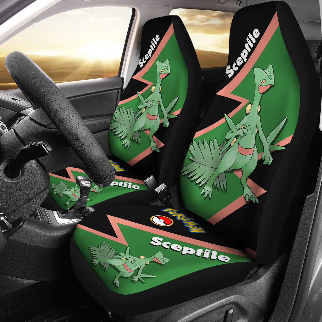 Sceptile Pokemon Premium Custom Car Seat Covers Decor Protectors Nearkii