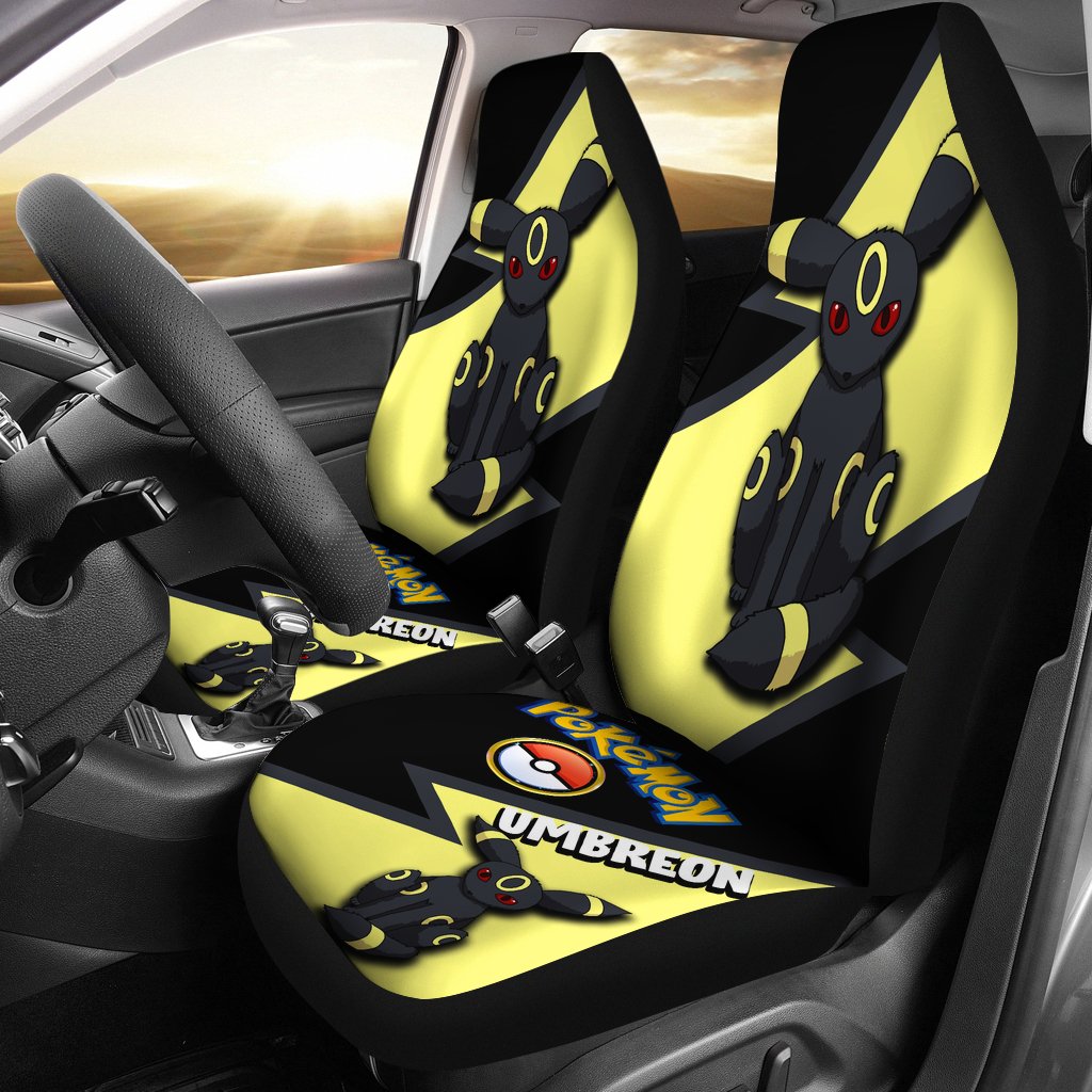 Umbreon Car Seat Covers Custom Anime Pokemon Car Accessories Nearkii