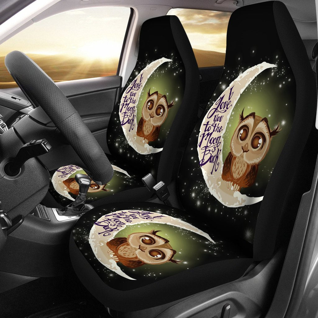 Best Cute Owl Premium Custom Car Seat Covers Decor Protector Nearkii