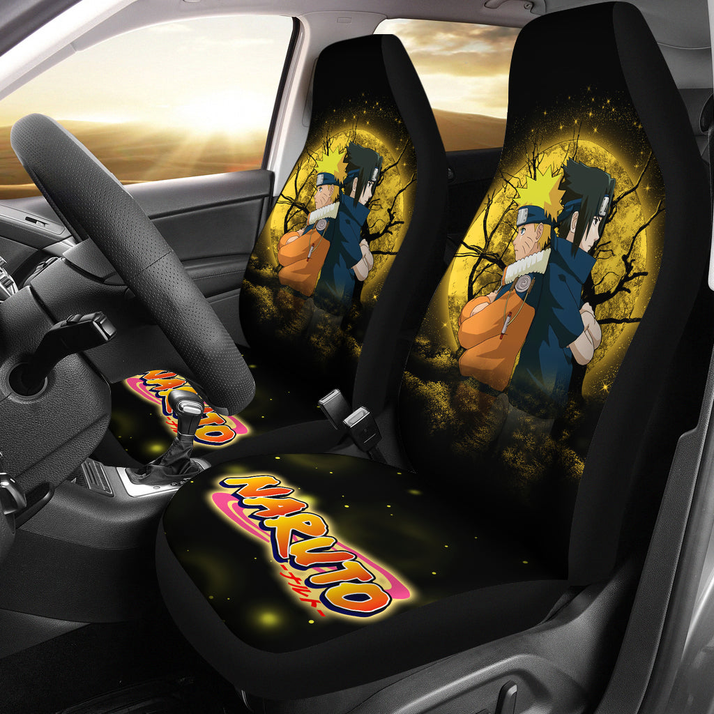 Naruto Sasuke Moonlight Premium Custom Car Seat Covers Decor Protectors Nearkii