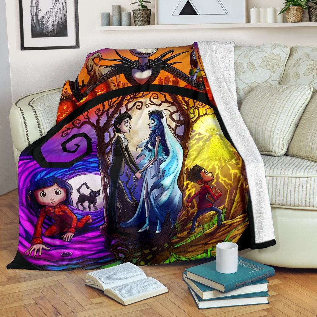 Nightmare Before Christmas Premium Blanket 2 Nearkii