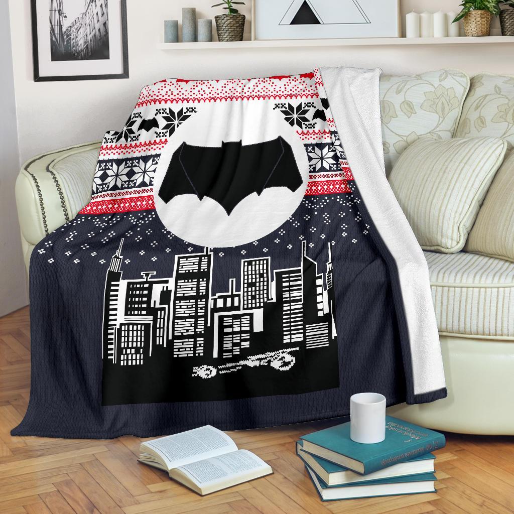 Batman Ugly Christmas Custom Blanket Home Decor Nearkii