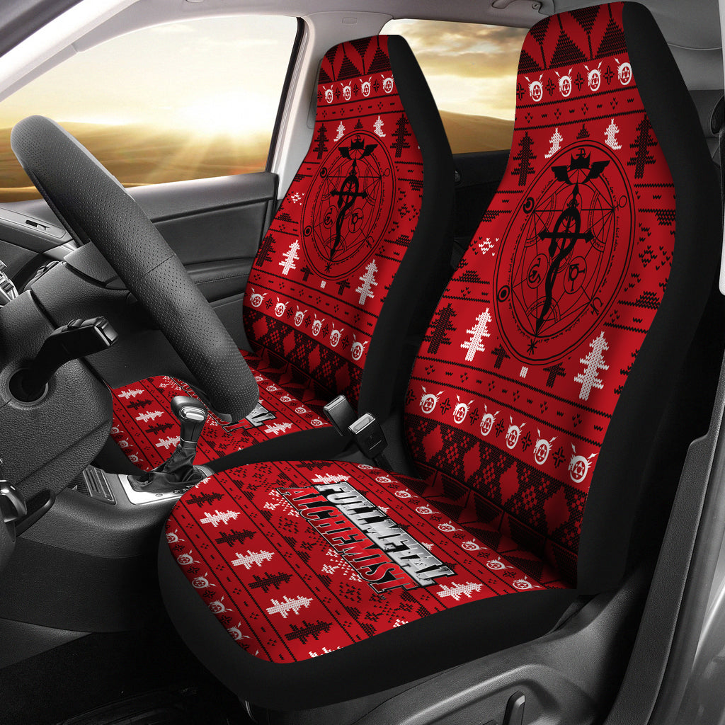 Fullmetal Alchemist Premium Custom Car Seat Covers Decor Protectors Nearkii