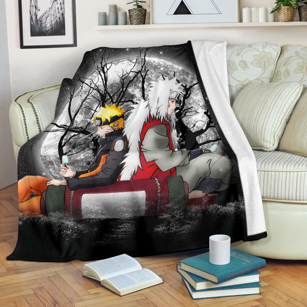 Jiraiya Naruto Moonlight Premium Blanket Nearkii