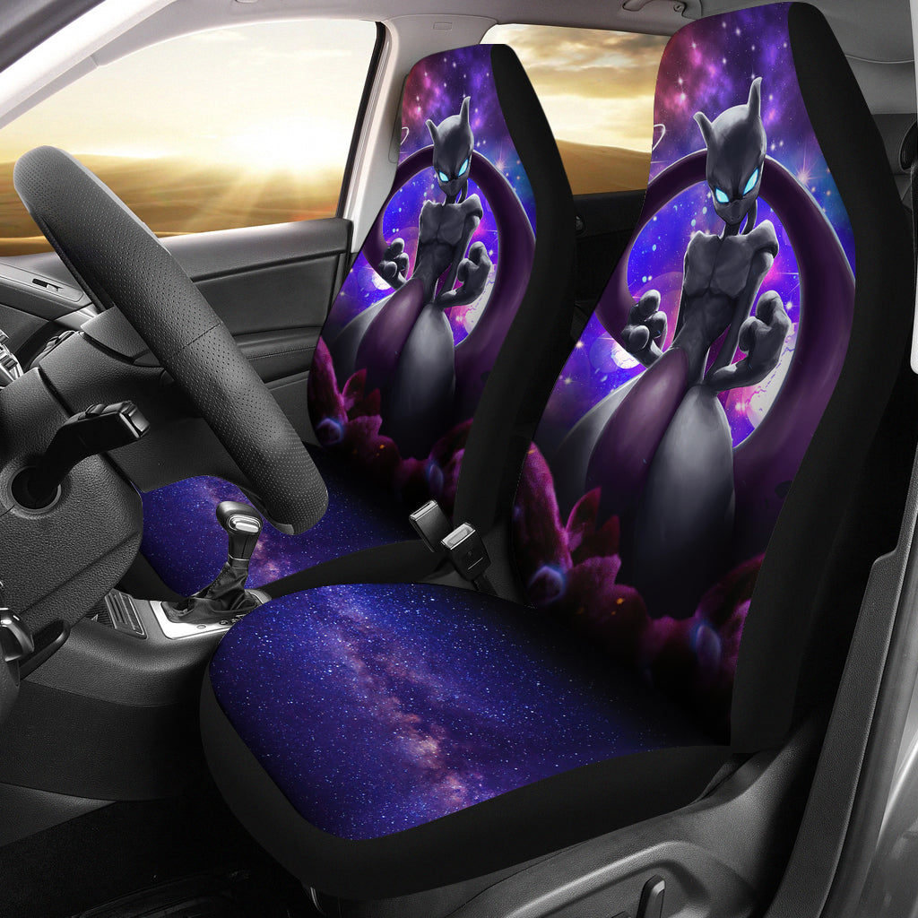 Mewtwo Galaxy Pokemon Legendary Premium Custom Car Seat Covers Decor Protectors Nearkii