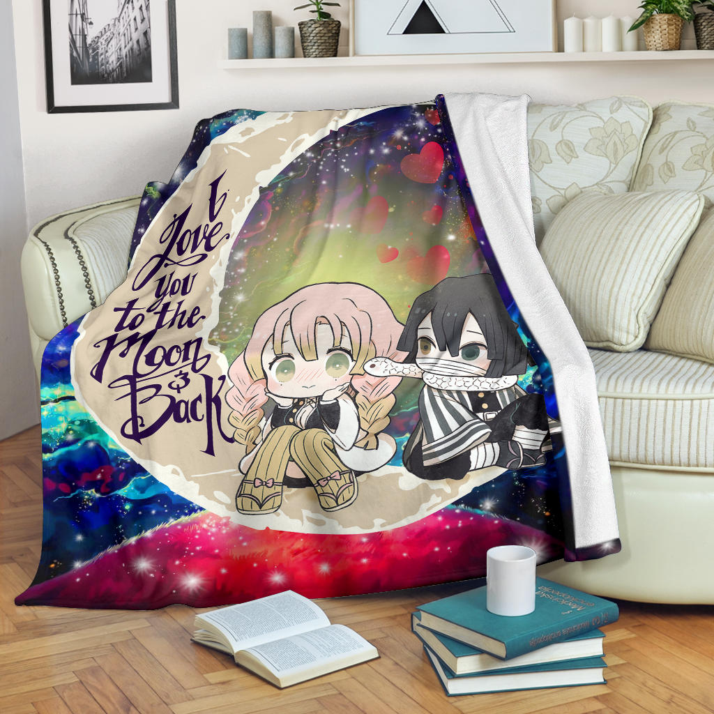 Kanroji And Kaburamaru Demon Slayer Love You To The Moon Galaxy Blanket Nearkii