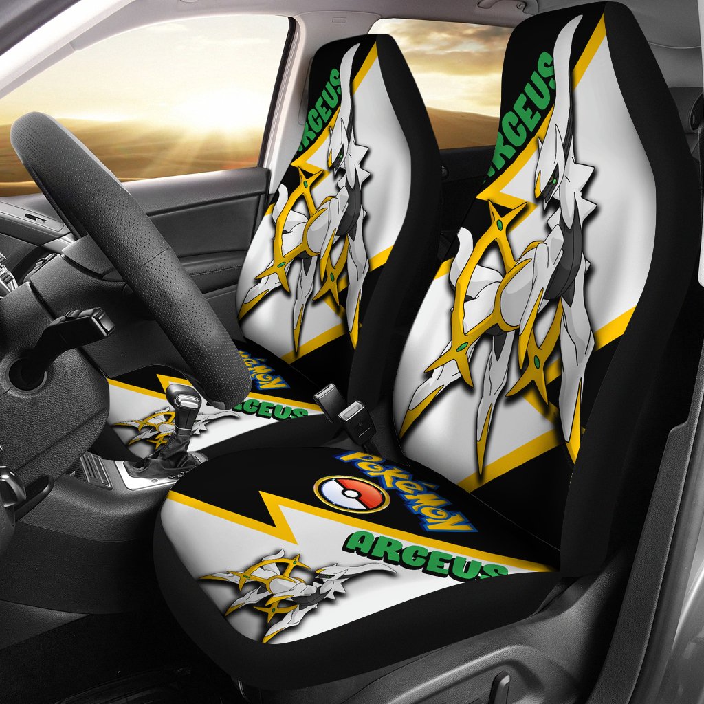 Arceus Car Seat Covers Custom Anime Pokemon Car Accessories Nearkii