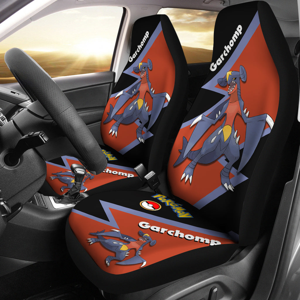 Garchomp Pokemon Premium Custom Car Seat Covers Decor Protectors Nearkii