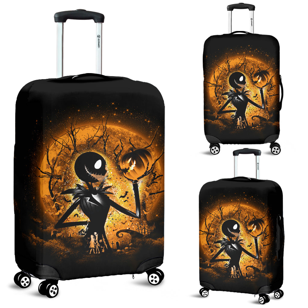 Jack Nightmare Before Christmas Moonlight Luggage Cover Suitcase Protector Nearkii