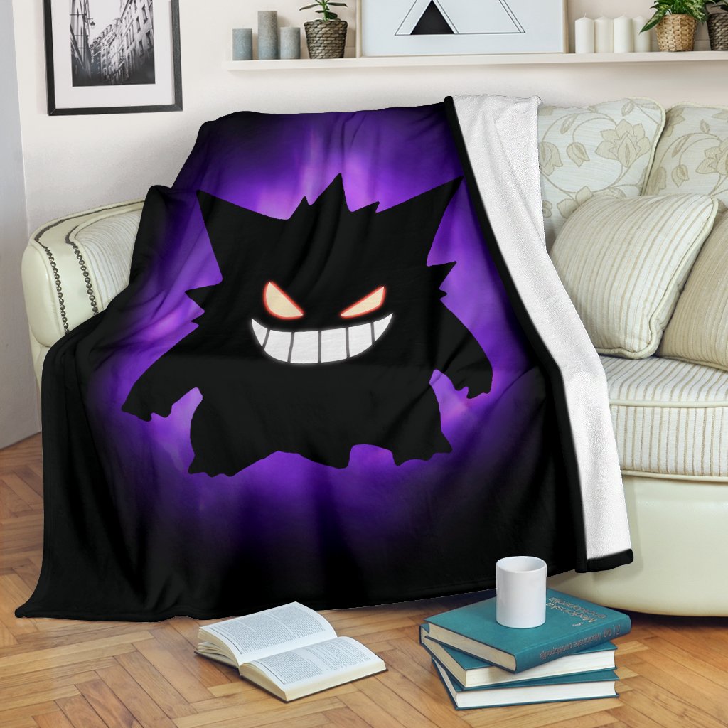 Gengar Pokemon Premium Blanket Nearkii