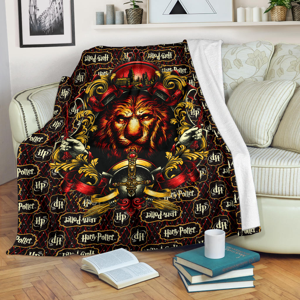 Gryffindor Harry Potter Premium Blanket Nearkii