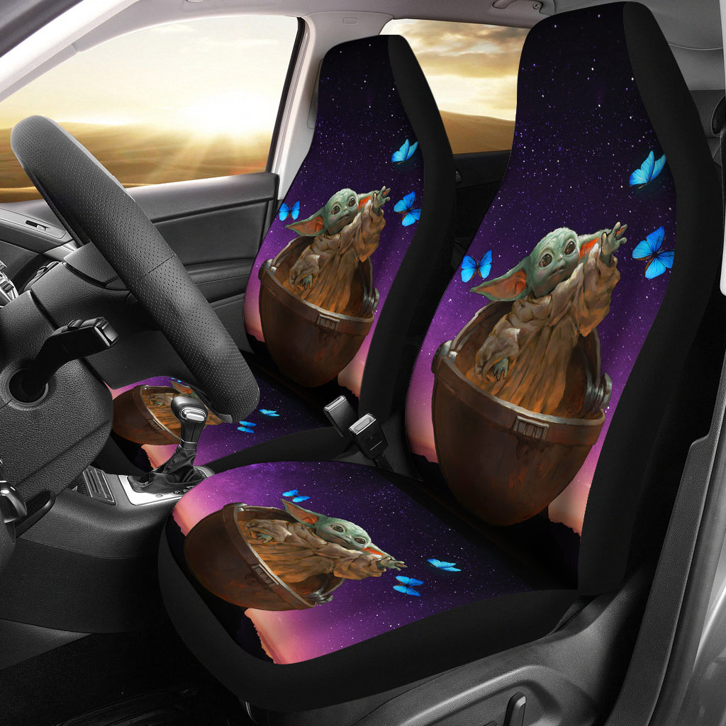 Baby Yoda Galaxy Butterfly Car Seat Covers Nearkii