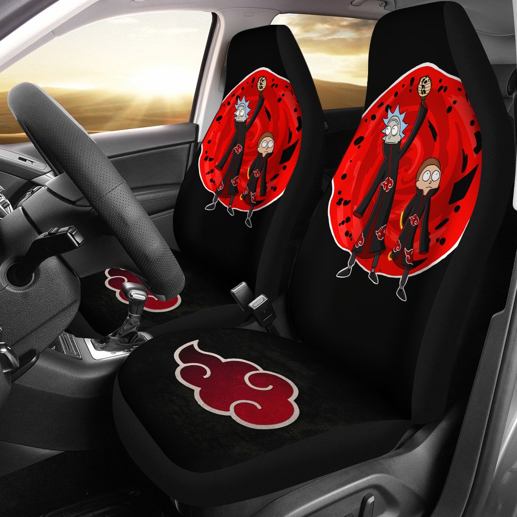 Rick Morty Akatsuki Naruto Car Premium Custom Car Seat Covers Decor Protectors Nearkii