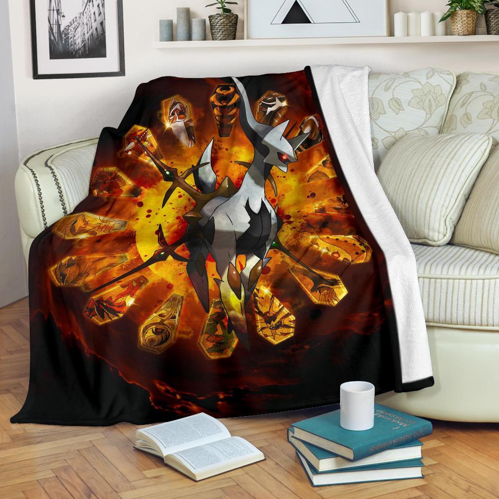 Pokemon Legends Arceus Custom Premium Blanket Nearkii