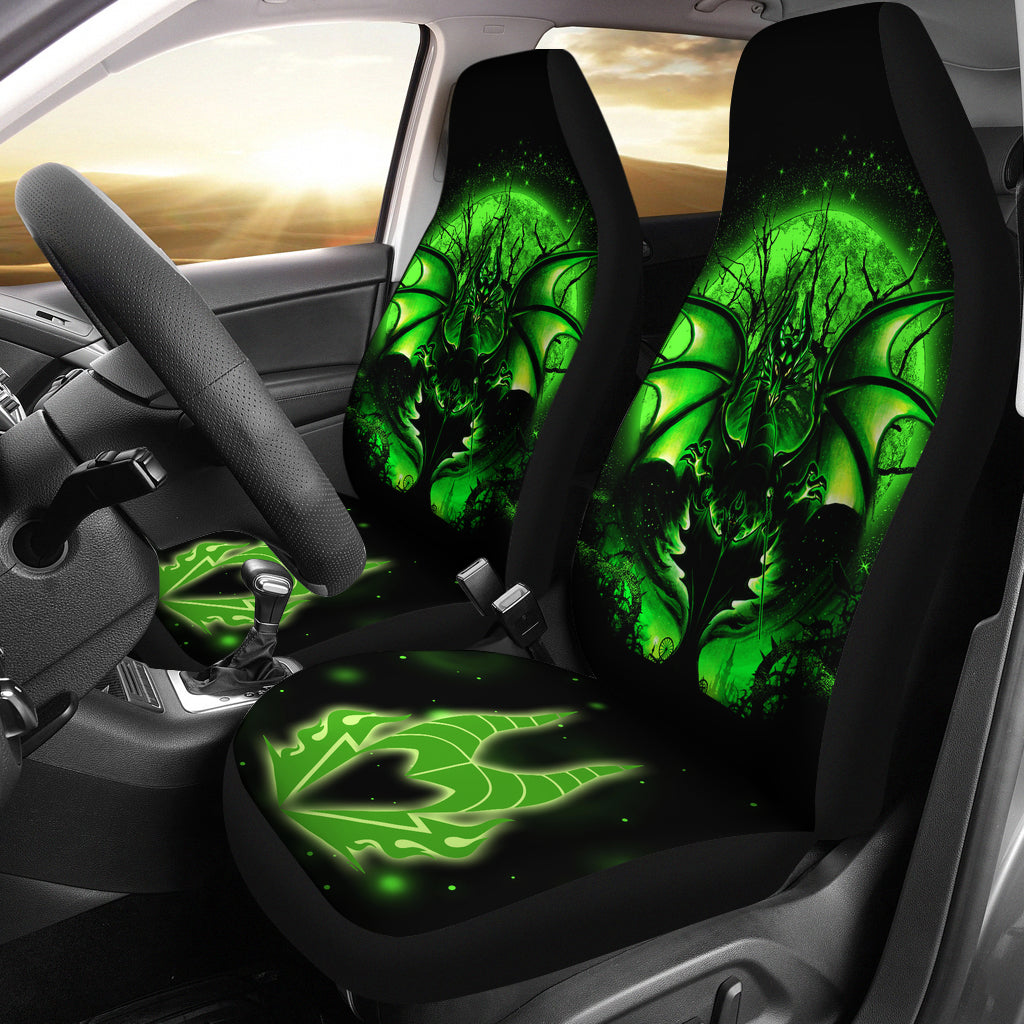 Maleficent Moonlight Premium Custom Car Seat Covers Decor Protectors Nearkii